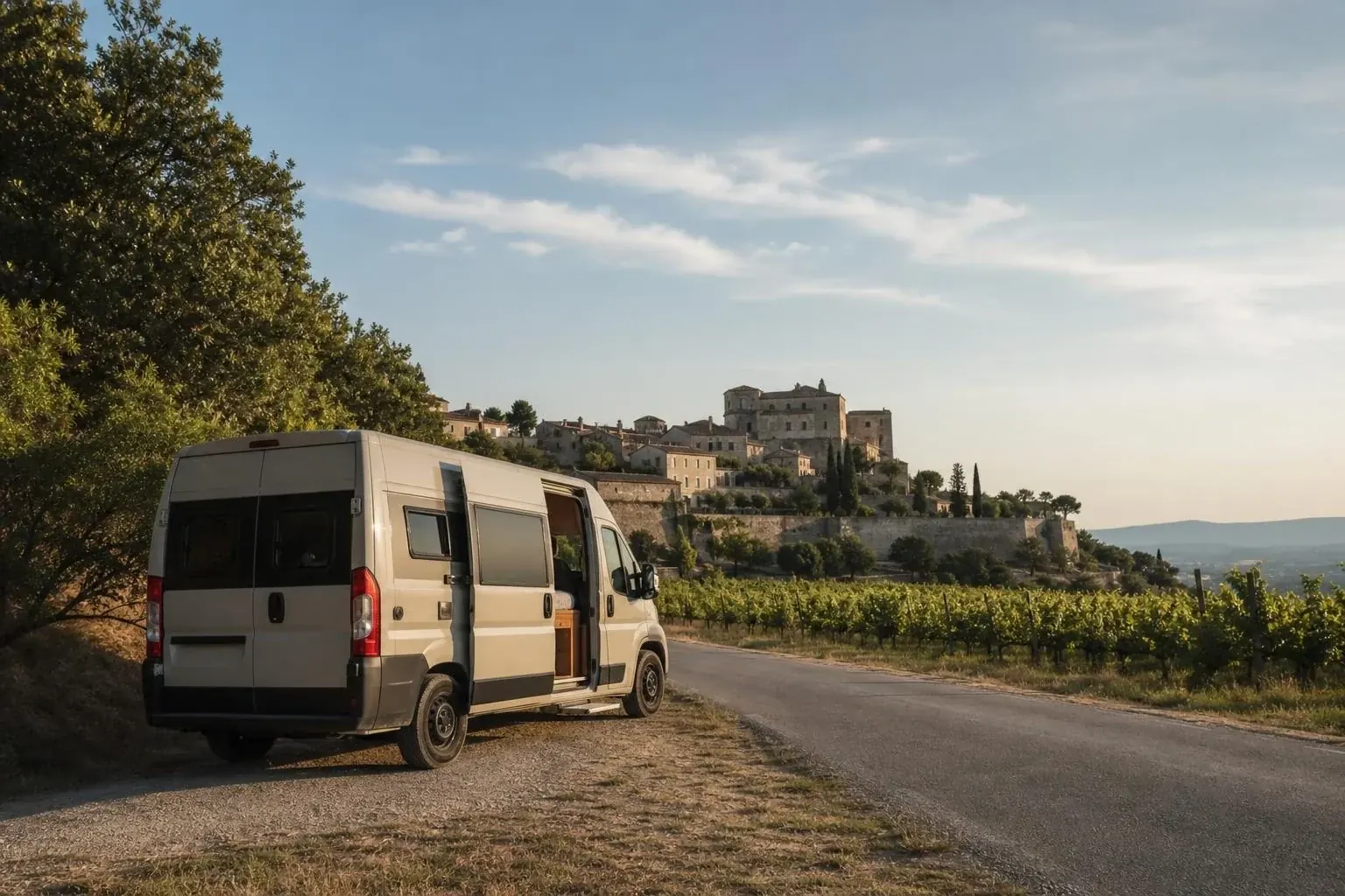 Drôme provençale en van en van aménagé au départ de lyon
